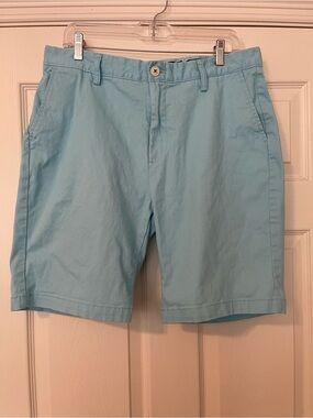 Nautica Men's Turquoise Blue Casual Chino Shorts